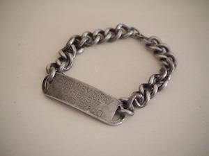 1940’s US.NAVY Vintage ID Bracelet “Heavy Chain”