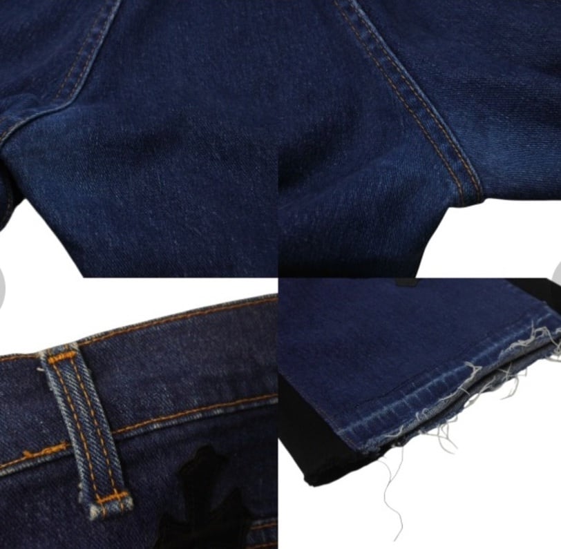 ギャラリーデプト。 フレアパンツ。クロム刺繍柄 SIZE32 CHROME HEARTS（クロムハーツ） ×GALLERY DEPT. ギャラリーデプト