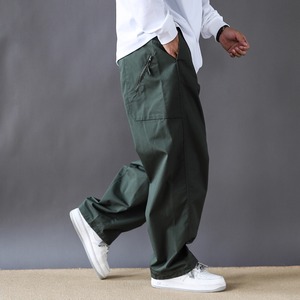 Belted wide tapered pants 1117