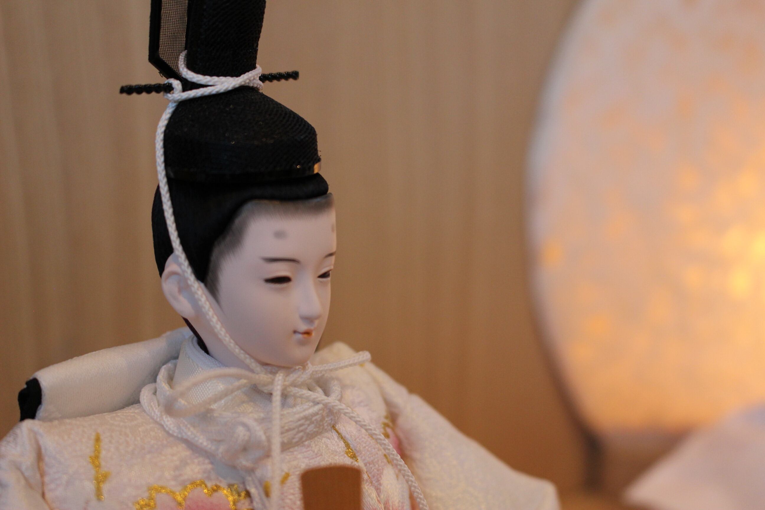 雛人形 親王飾り 田村芙紗彦「結月雪輪」白枝桜 | SHIMADA DOLL