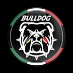 ゴーバッジ(ドーム)（CD0707 - CLUB MINI BULLDOG ITALY 01） - 画像1