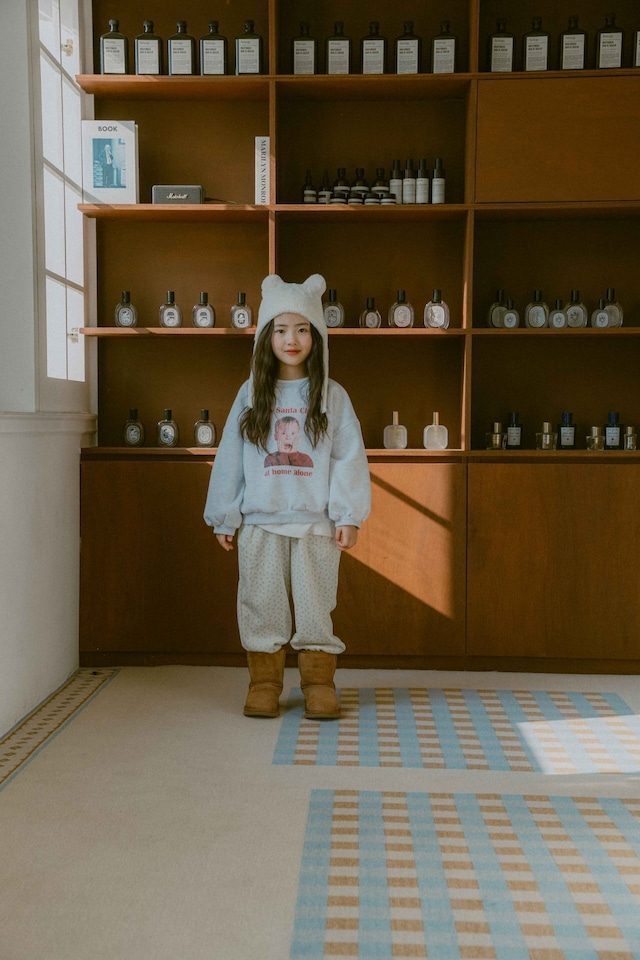 *即納* NIGHTBEBE フラワーボアジョガー