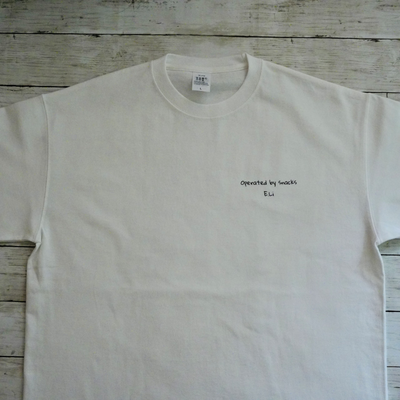 No Thoughts, Just Snacks/ BUHI T-SHIRT / ビッグシルエット / ユニセックス - 5