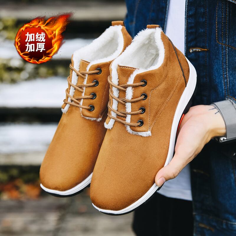 【新作】【送料無料】 2020 Winter Top Plus Velvet Snow Boots Ankle Boots Warm Men Shoes Non-slip Shoes Men Sneakers Zapatillas 靴 シューズ スニーカー ブーツ ウィンター 冬物 10b410021598504