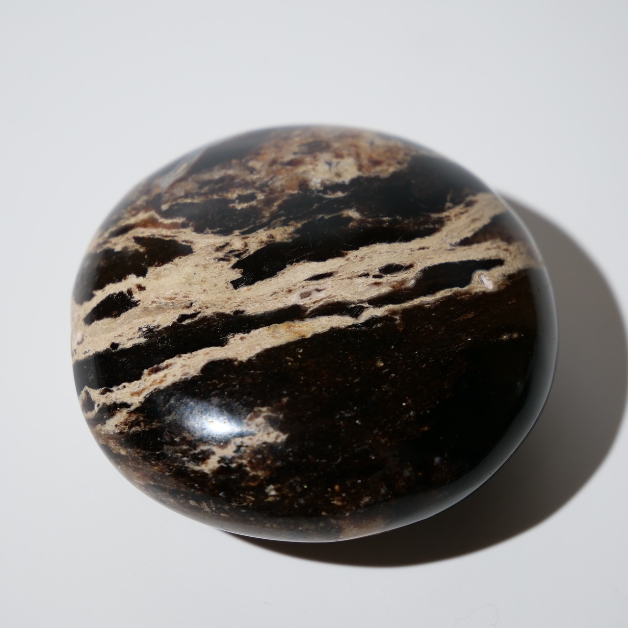 ブラック オパール / パーム パームストーン 握り石