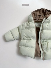 〖取寄〗韓国子供服 / 26winter / Digreen / ポル配色パディング / キッズ / 冬服 *S~2XL*