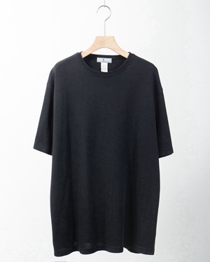 silk cotton honeycomb knit tee