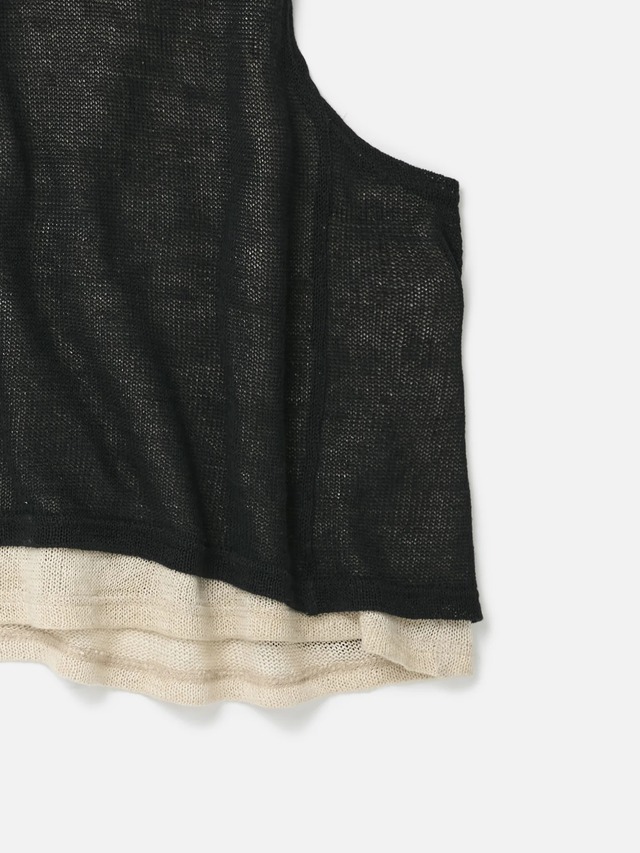 BRICKS & WOOD | COTTON LAYERED JERSEY / BLACK