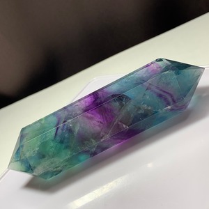 5.透明有☆多彩な色合いダブルターミネーテッドフローライトポイント