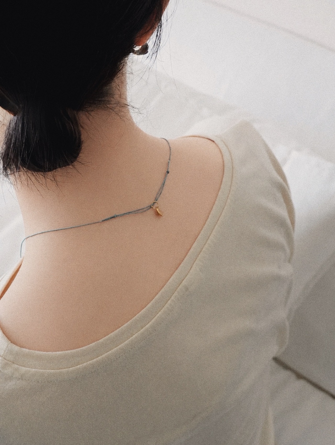MUSTARD BEADS NECKLACE