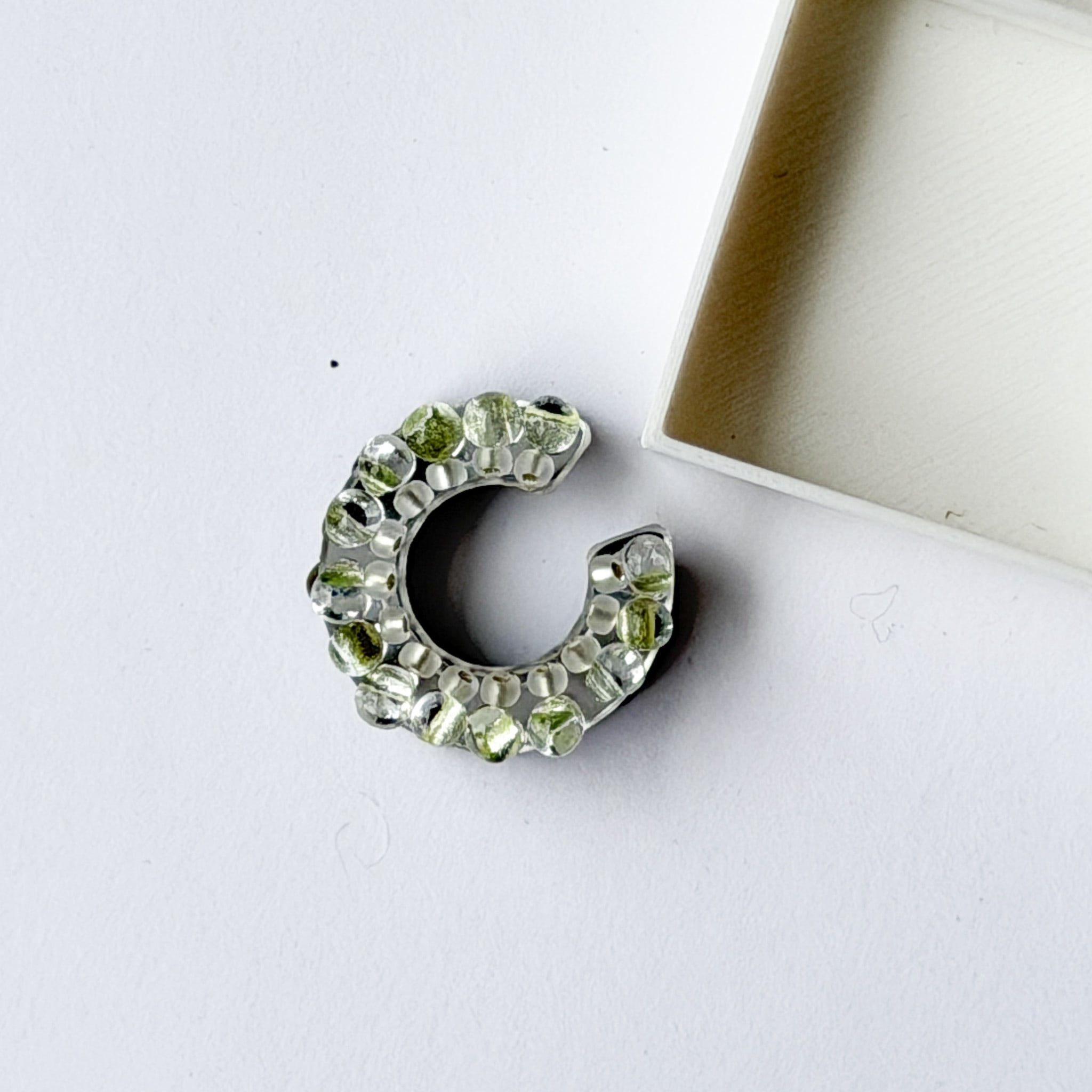 puzzle ring ear cuff 'bicolor' [15]