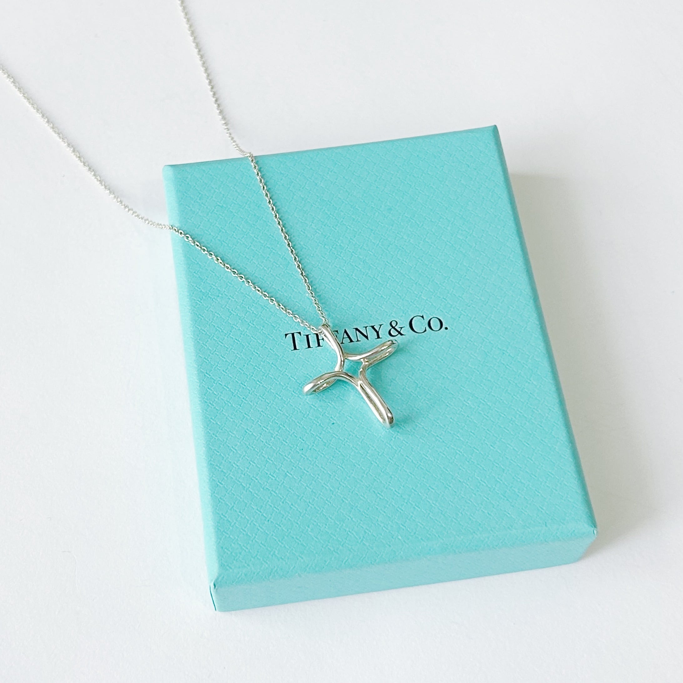 T8094】Tiffany&Co. アトラスオープンメダリオンネックレス/silver925