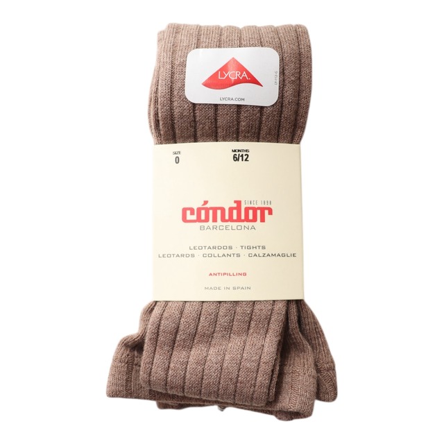 Basic rib tights (356 Tronco)4・6size / Cóndor