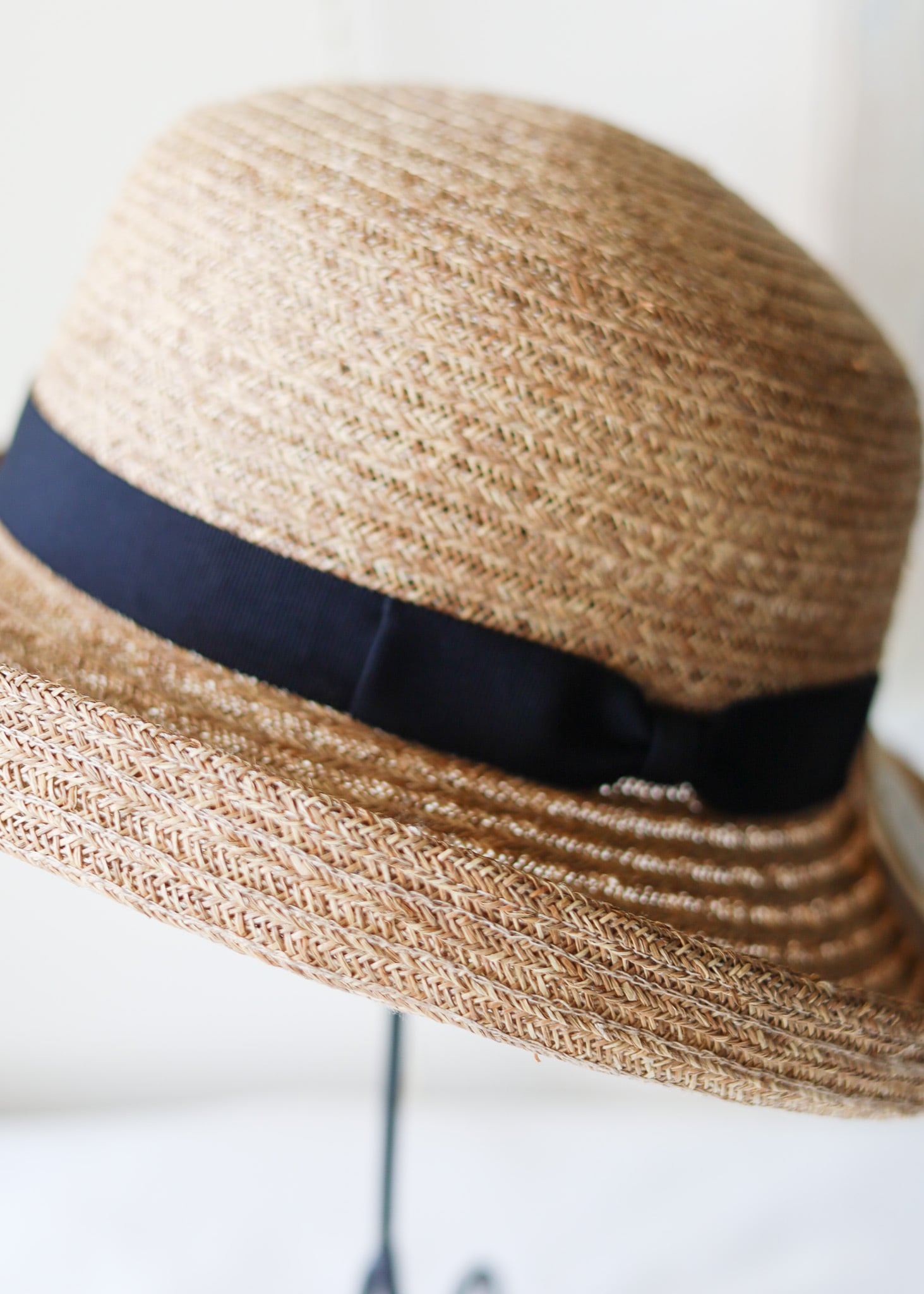 石田製帽 - 洗えるラフィアブレードミックス ソフトハット - Natural