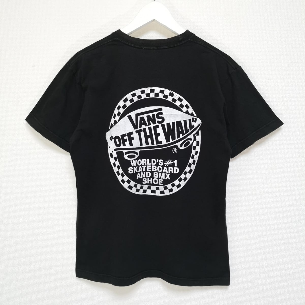 送料無料 L 90s VANS オールド バンズ Tシャツ SKATE BMX USA製  