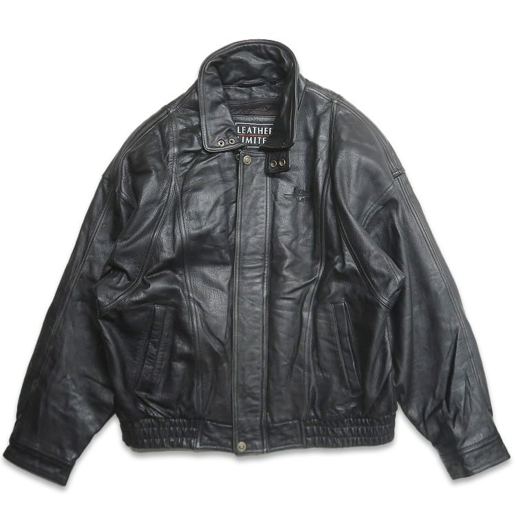 古着 LEATHER LIMITED 本革 レザージャケット 着脱ライナー付き