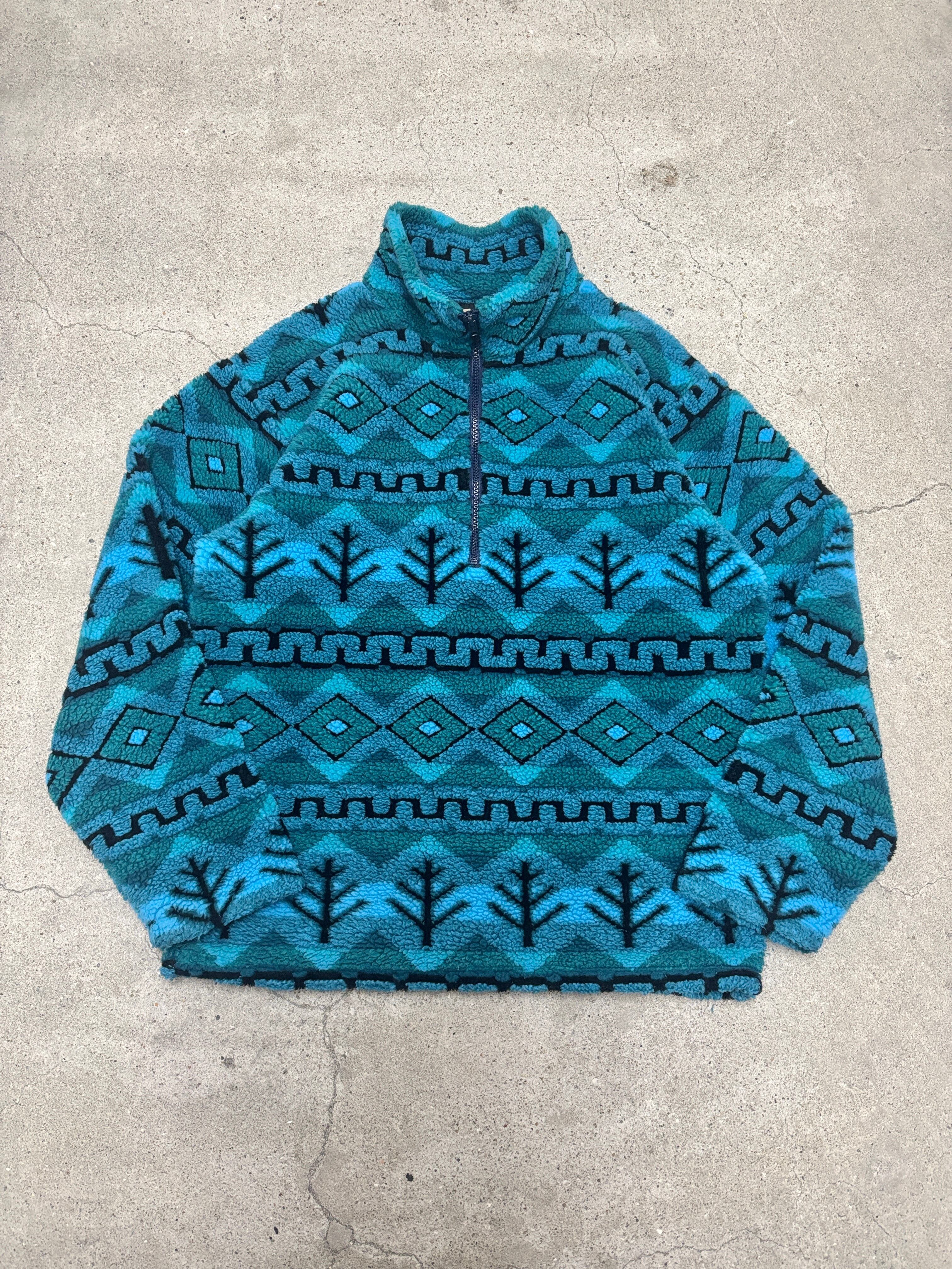GREATMATES/Half zip Fleece Jacket/New Zealand製/S/ハーフジップ 