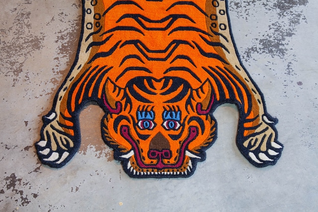 Tibetan Tiger Rug 《Mサイズ•ウール031》チベタンタイガーラグ