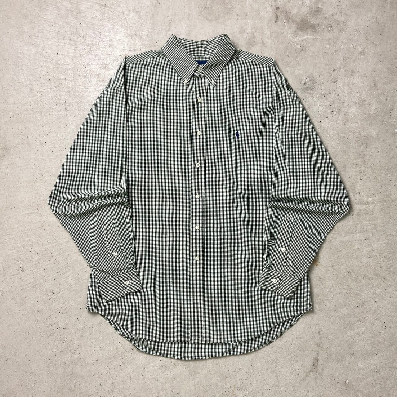 古着 ラルフローレン Ralph Lauren BLAKE ギンガムチェック 長袖 90s