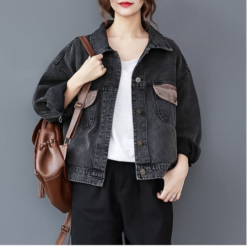 【秋冬新作】ファッションコート♪ブルー/ブラック2色展開◆#sebmfm-296217