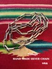 Navajo 60cm　HAND MADE SILVER CHAIN /Leon Yazzie