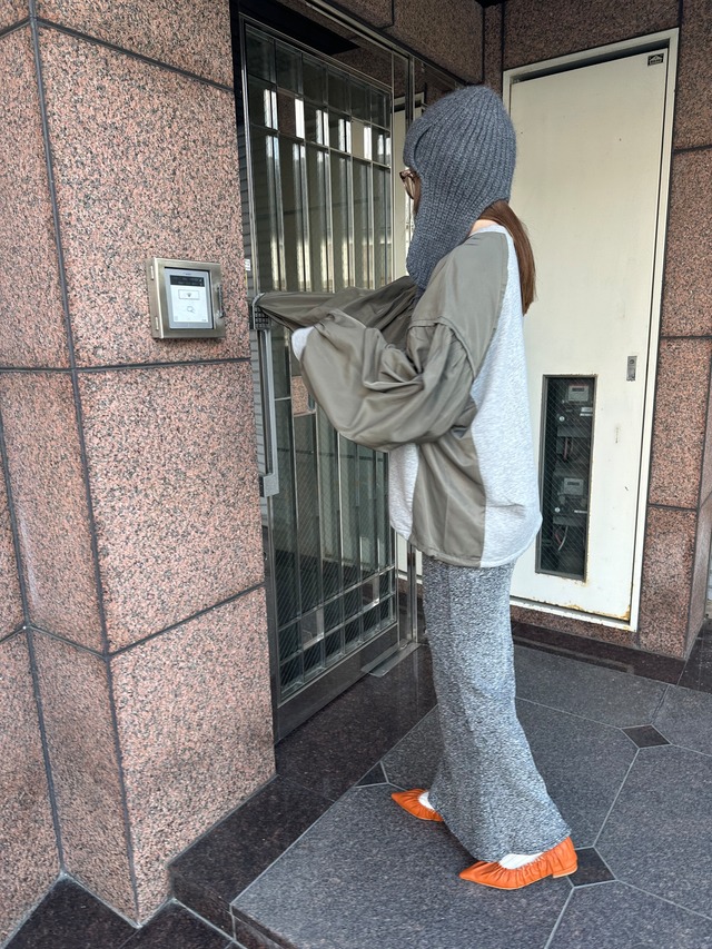 【original】Volume MA-1 Sleeve Tops(gray)