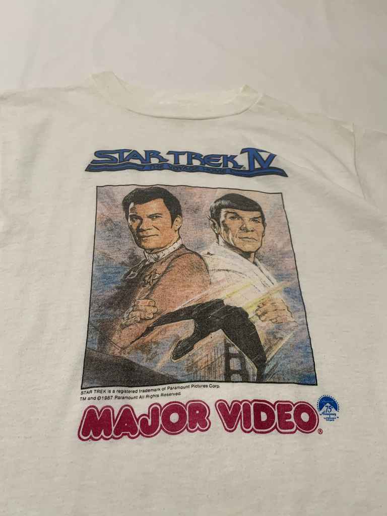1980's Short Sleeve Print T-Shirt "STAR TREK"