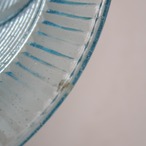 ブルーガラスのお皿