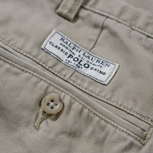 Polo by Ralph Lauren POLO CHINO "ANDREW" beige W34.5L29相当 古着