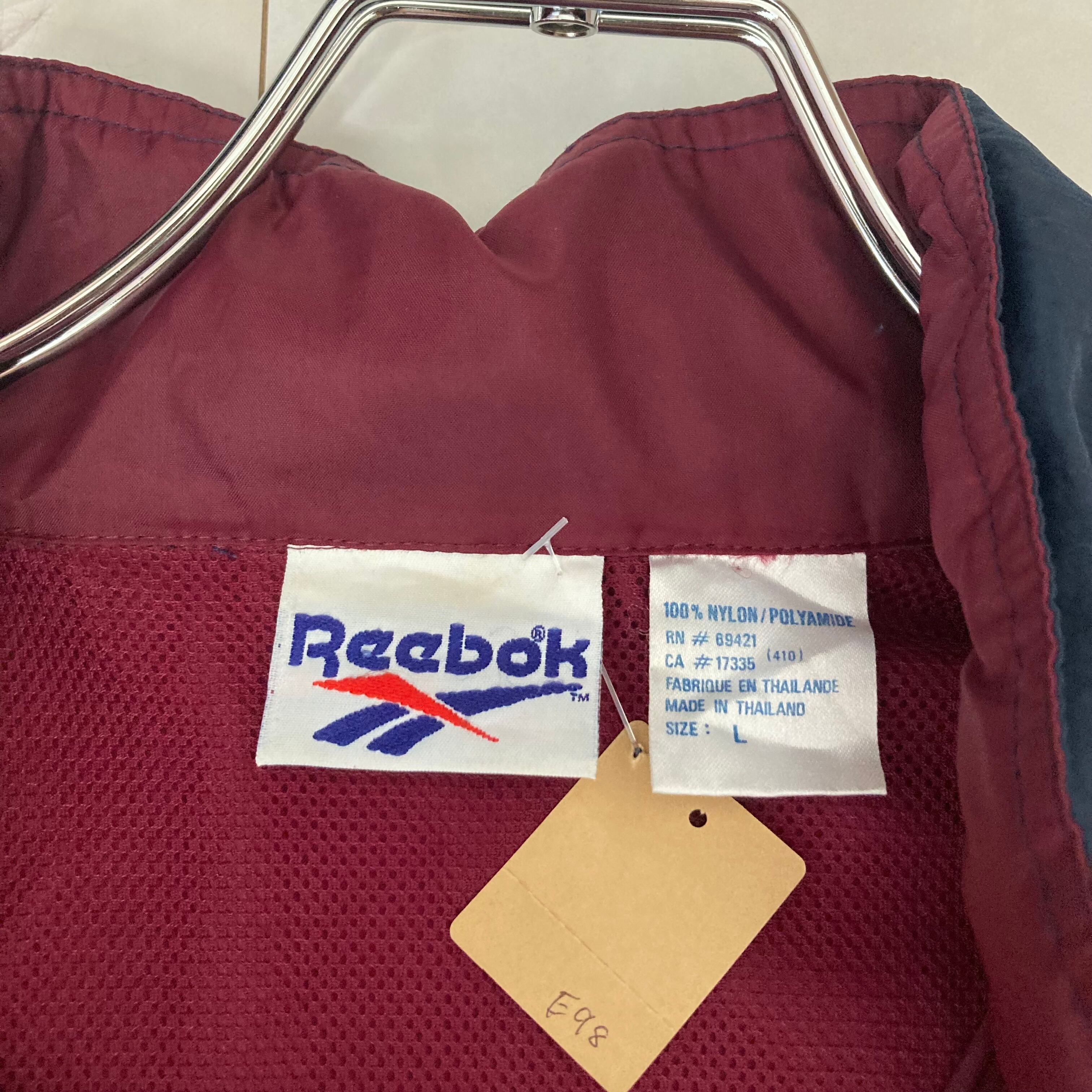 90's】 Reebok ナイロンジャケット L 刺繍 Vintage | 古着屋OLDGREEN 90's】 Reebok ナイロンジャケット L 刺繍 Vintage | 古着屋OLDGREEN