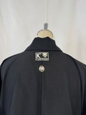 Black Longcoat See-through 477(夏用着物)