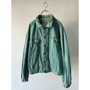 -FORAGE- 90's quilting color denim jacket
