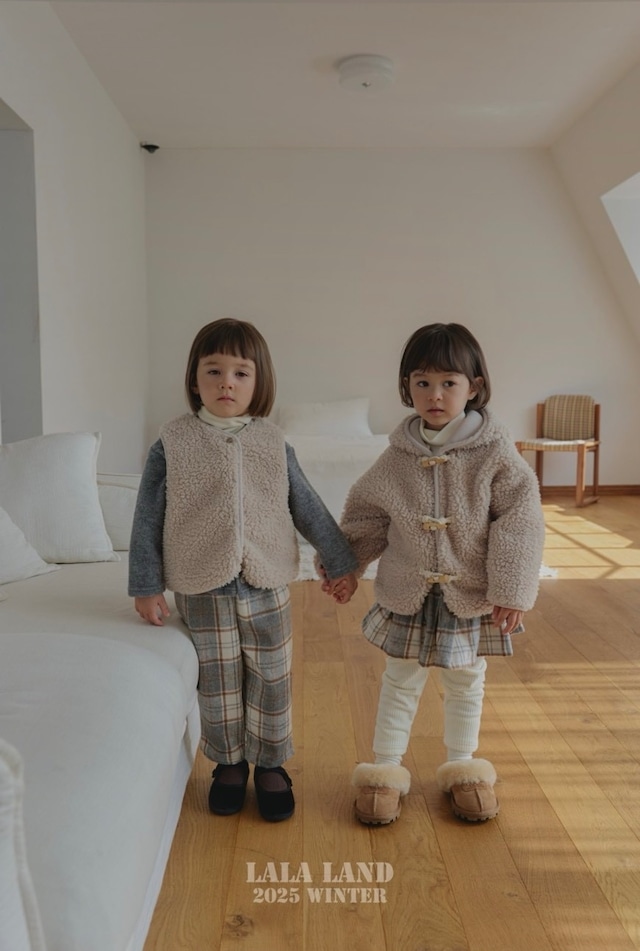 予約⌇LALALAND / baguette check pants