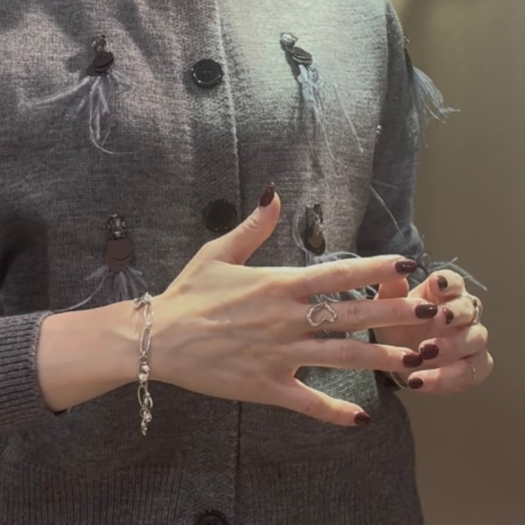 希少モデル【TIFFANY&CO. 】 2056 5チャームチェーンブレスレット