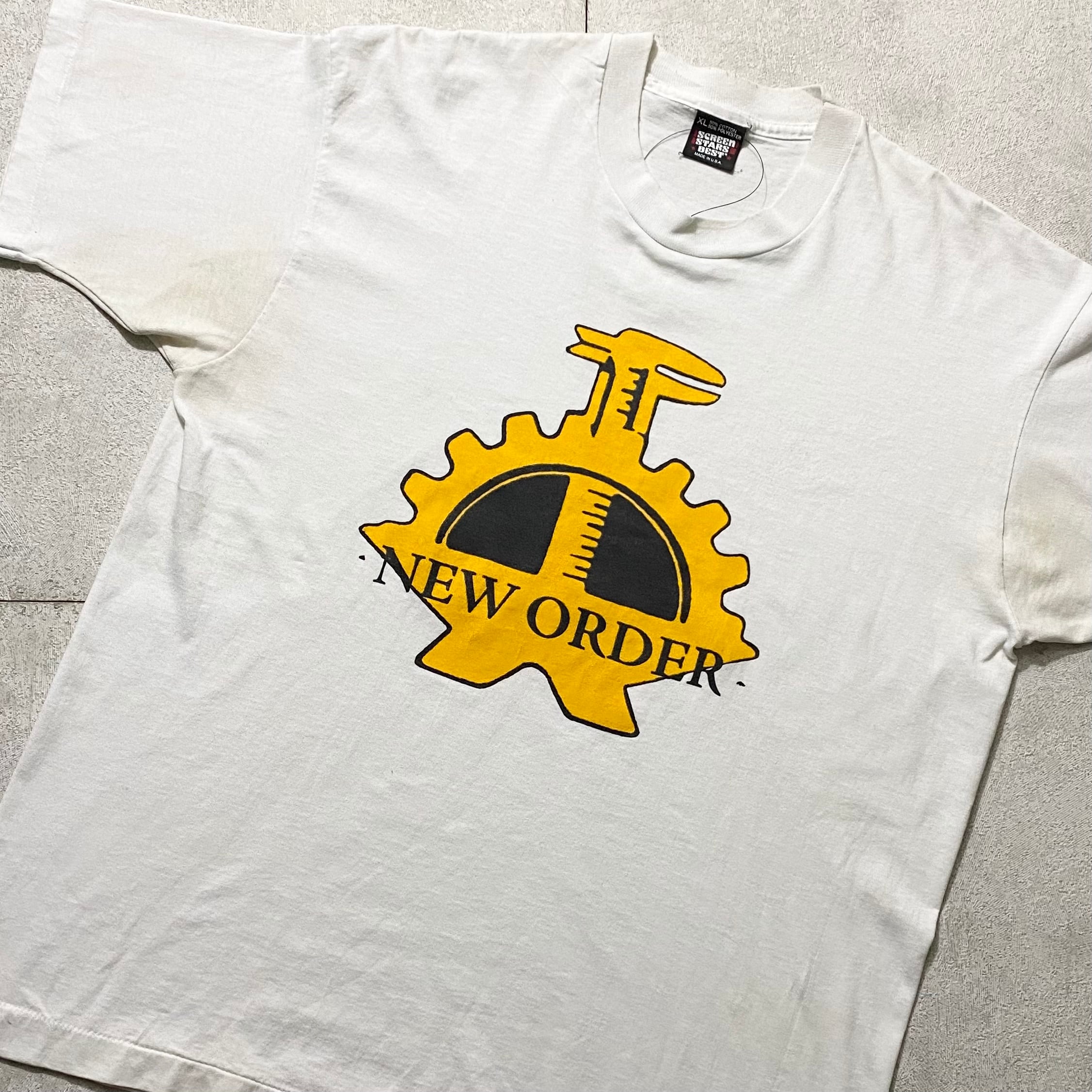 vintage 1990's NEW ORDER music tee | NOIR ONLINE vintage 1990's NEW ORDER music tee | NOIR ONLINE