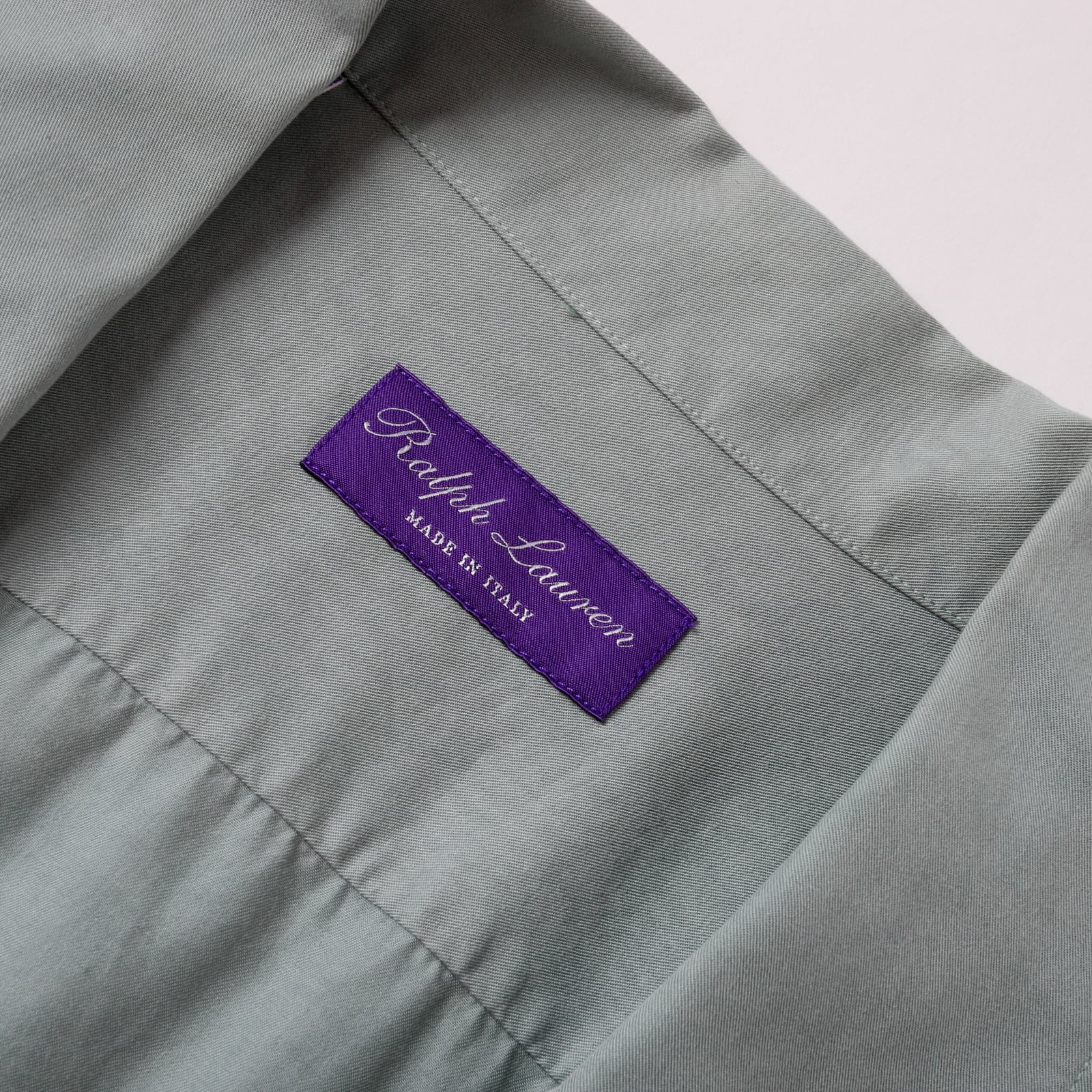 定価10万】Ralph Lauren Purple Label special Lyocell shirt S/S made
