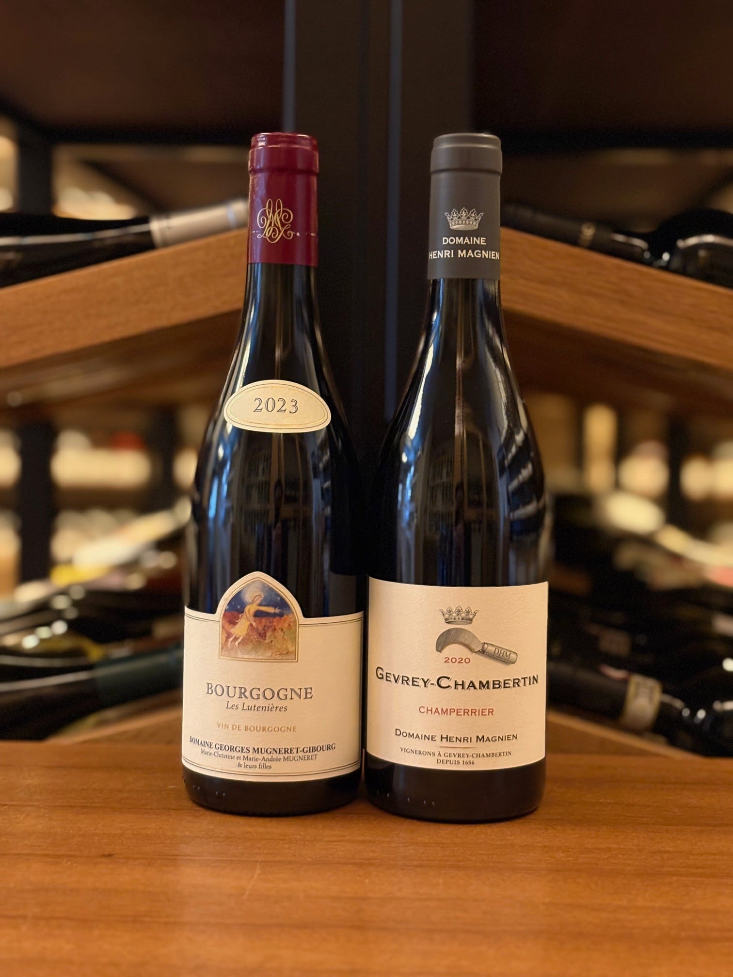 ブルゴーニュ 赤 レ・リュトニエール 2023年 ジョルジュ・ミュニュレ・ジブール を含む2本セット