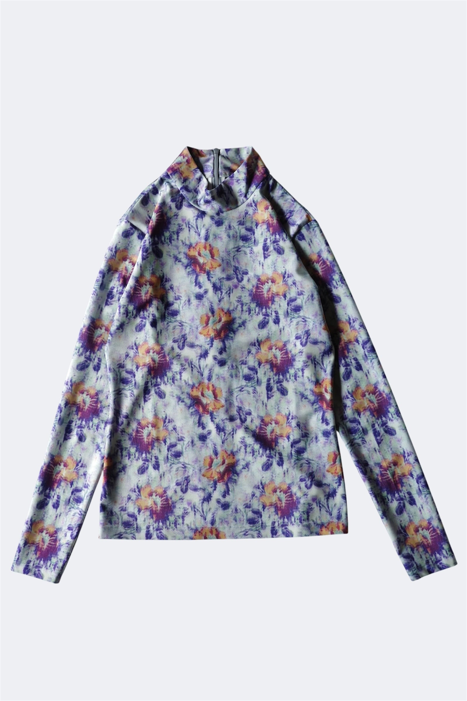 Meryll Rogge【MOCK NECK LONG SLLEVE -PURPLE/ ORANGE-】