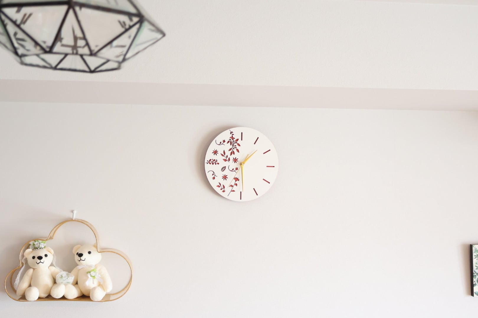 上品なナチュラルホワイト】紅花の彩り MokuLab Motifシリーズ