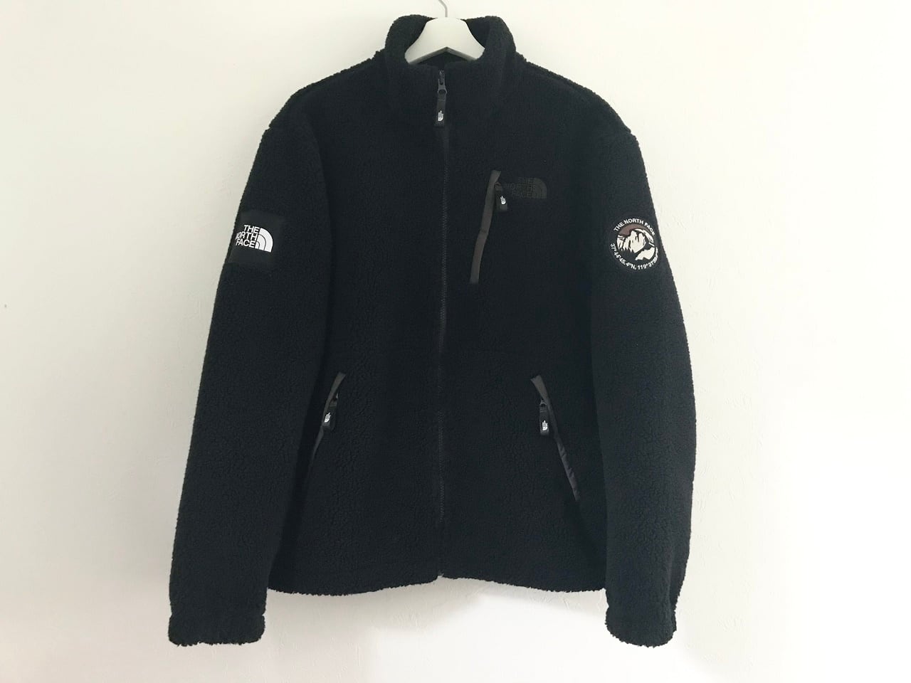 THE NORTH FACE RIMO fleece jacket "WHITE LABEL" BLACK