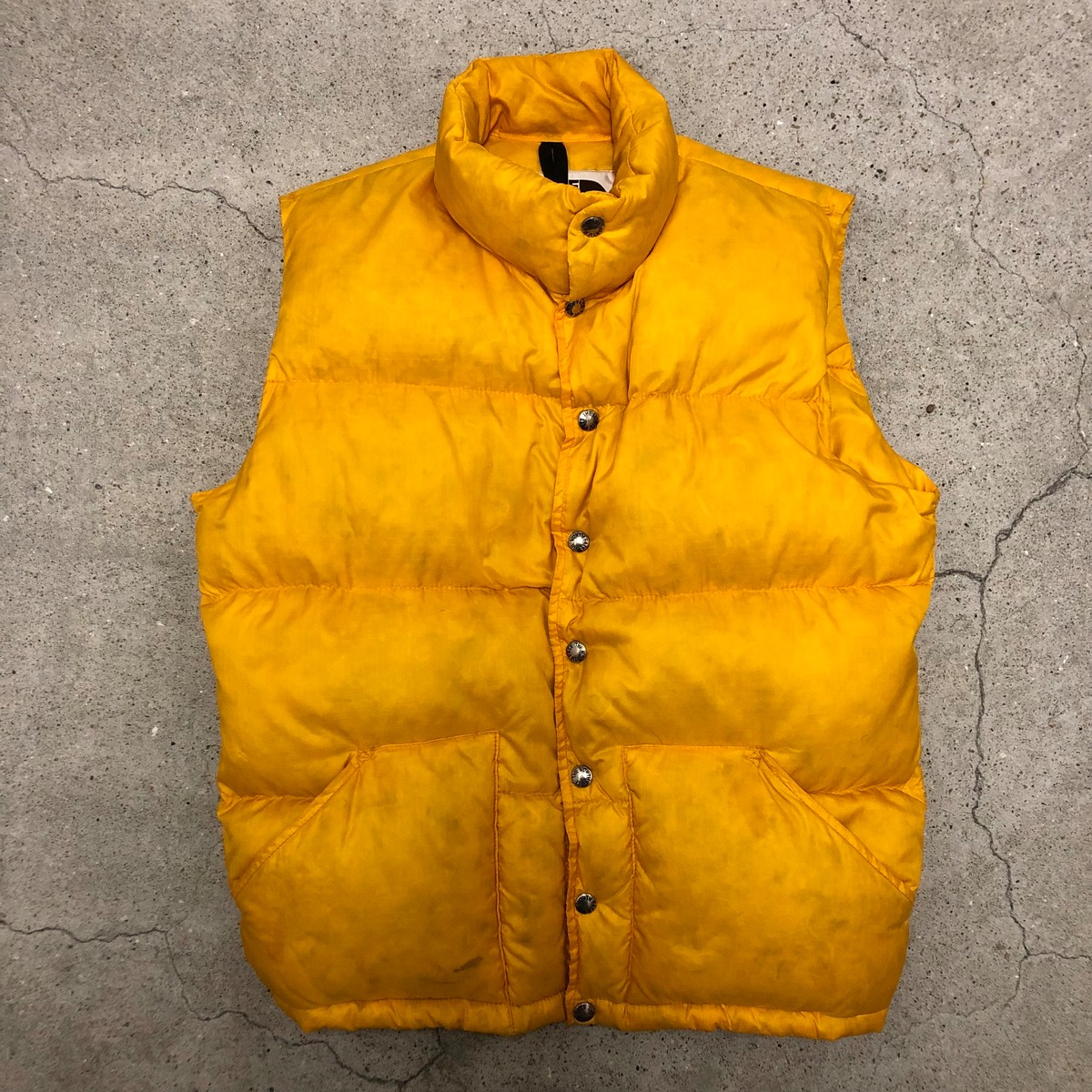 70～80s THE NORTH FACE/Down Vest/茶タグ/USA製/S/ダウンベスト 