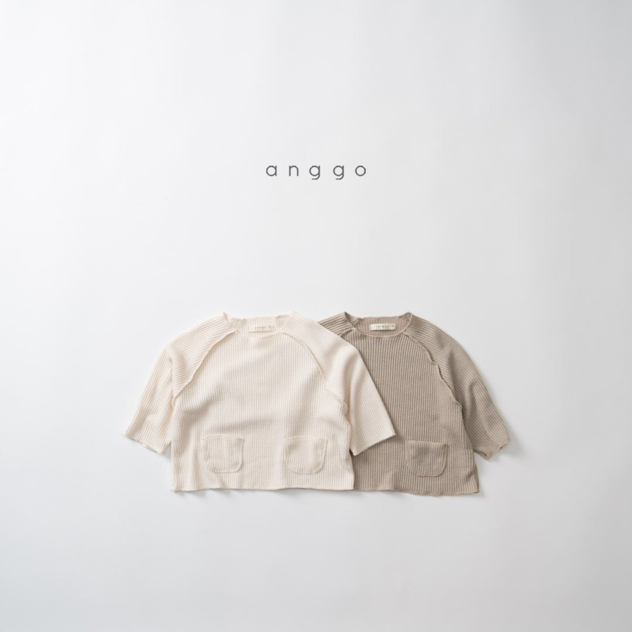 【anggo】ミルクティTシャツ ベージュ 80〜120cm 240850 - 16