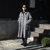 YASHIKI(ヤシキ)Sekkei mohair Cardiganコーディネート