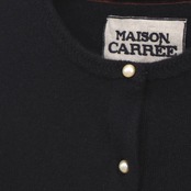 MAISON CARRÉE CASHMERE Blanchett CARDIGAN BLACK