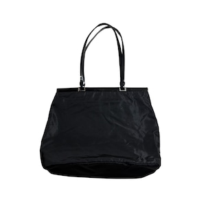 PRADA black nylon tote bag