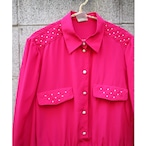 Pink pearl blouse【Made in Germany】