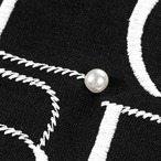 Sleeveless embroidered straight dress (ME376)