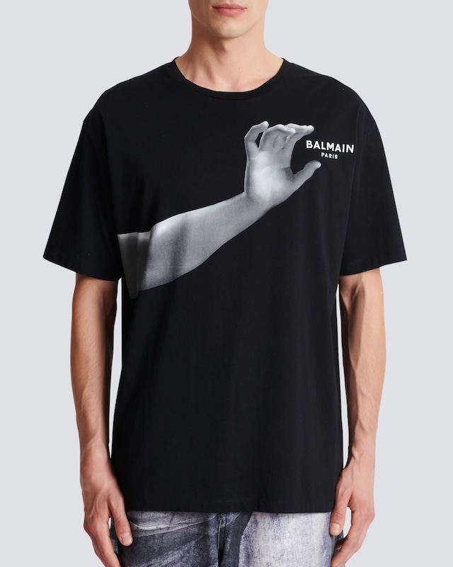 【BALMAIN MEN】クラシック スタチュープリントTシャツ