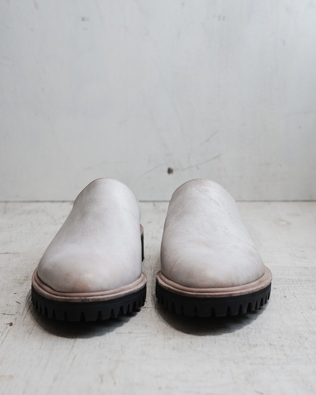 One of a kind｜Sabo – White (Bengara dyed cow leather)