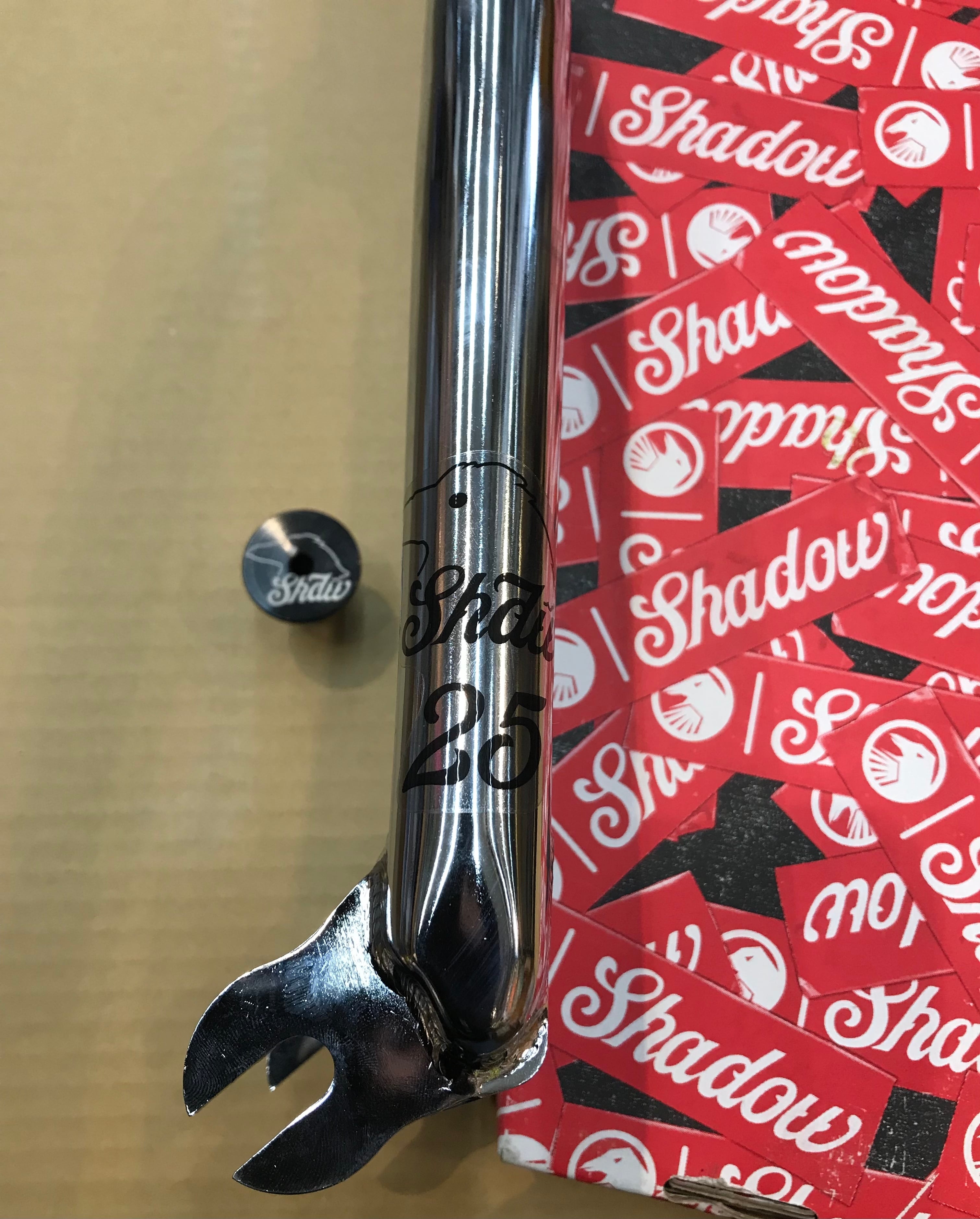 Shadow 25mm Chrome | bmxshop